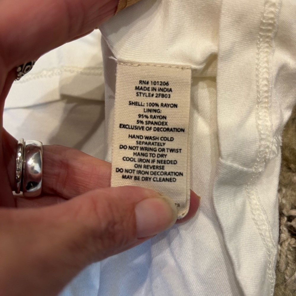 Soft Surroundings XL Boho Peasant Blouse top embroidered - Picture 12 of 12